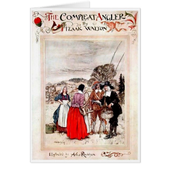 Le pêcheur à  la ligne de Compleat, illustration (Devant)