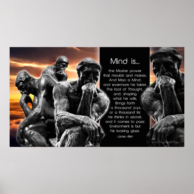 Le Penseur - The Thinker Poster (Front)