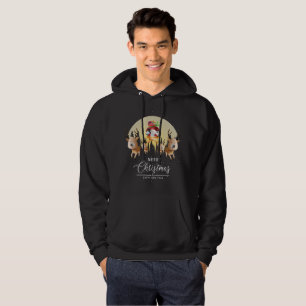 Le Père Noël arrive Sweat - shirt à capuche masc