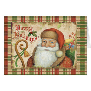 Le père noël avec des cadeaux