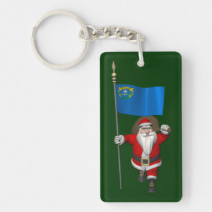 Le Père Noël Avec L'Entrée Du Nevada
