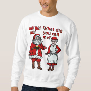 Le père noël et Mme drôles Christmas Ugly Sweat