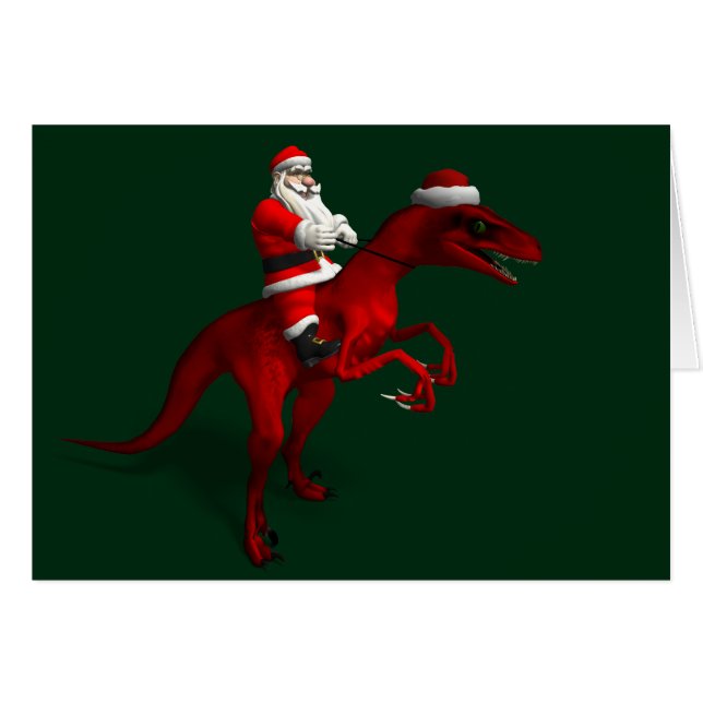 Le Père Noël Se Déplace À Dino (Devant horizontal)