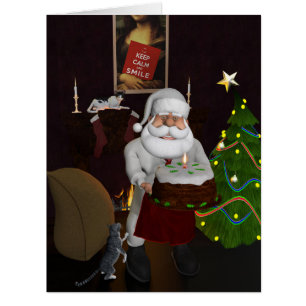 Le Père Noël souhaite un joyeux anniversaire