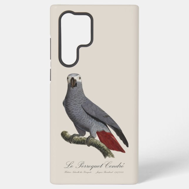 Le Perroquet Cendre - 19th century illustration  Samsung Galaxy S22 Ultra Case (Back)