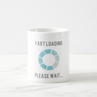 Le pet chargeant svp attendent - la tasse drôle