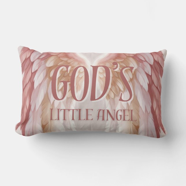Le Petit Ange de Dieu : Coussin du Confort Céleste (Recto)