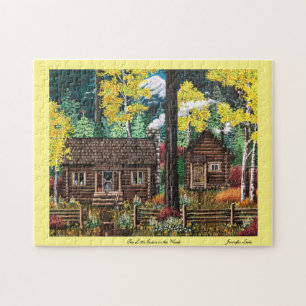 Le petit Cabine dans le puzzle des bois