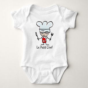 Le petit chef cartoon tshirt for kids and babies