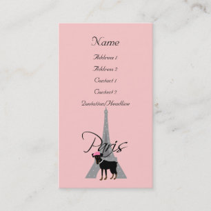 Le petit chien à Paris Business Card