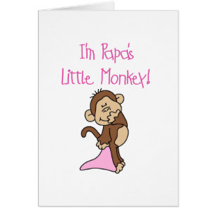 Le petit singe du papa - T-shirts et cadeaux roses