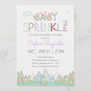 Le Petit Woodland crée une invitation à la pucerie