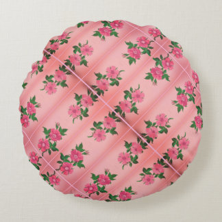 Le petite fleur pillowcase round pillow