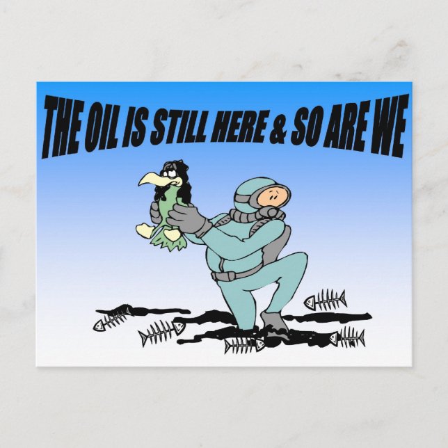 Le pétrole est toujours là Carte postale (Devant)