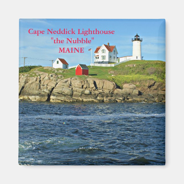 Le phare de Cape Neddick - Le nubble, Maine Magnet (Devant)