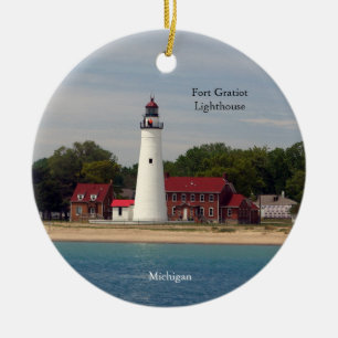 Le phare de Fort Gratiot ornement double face