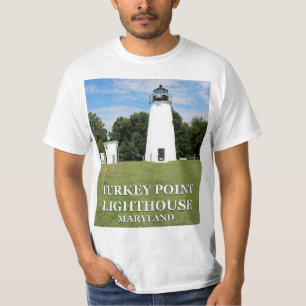 Le phare de Turkey Point dans le Maryland T-Shirt