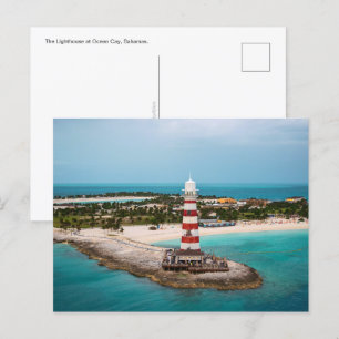 Le phare d'Ocean Cay, Bahamas Carte postale