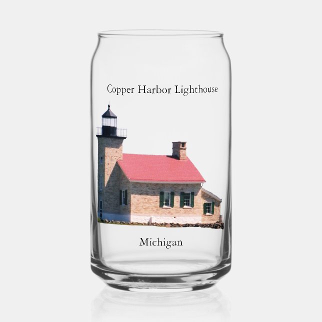 Le phare du port de cuivre peut verre (Recto)