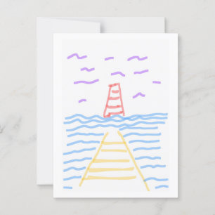 Le phare et la carte postale du quai