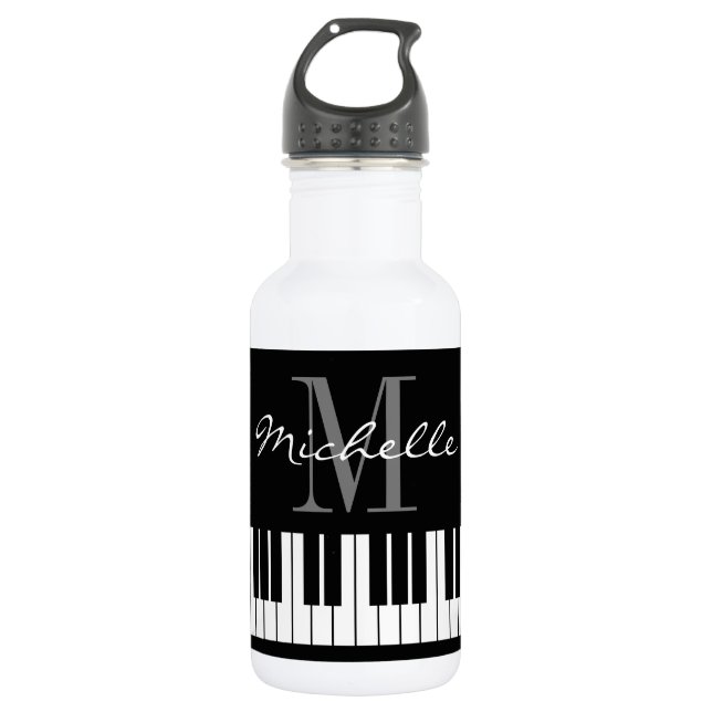 Le piano à queue chic verrouille la bouteille (Devant)