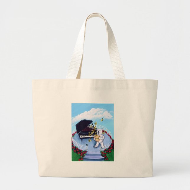 Le piano soutient le sac fourre-tout musical à (Devant)