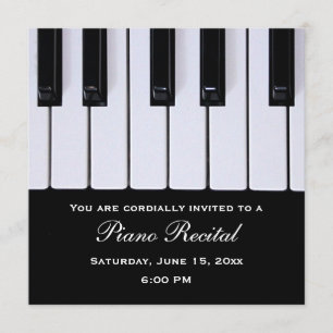 Le piano verrouille des invitations de considérant