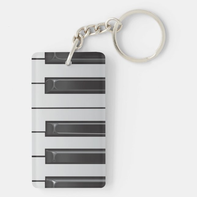 Le piano verrouille le porte - clé double face de (Dos)