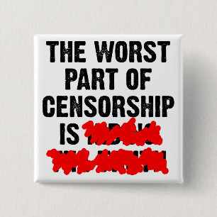 Le pire de la censure Badge bouton drôle