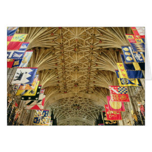 Le plafond de la chapelle de St George, Windsor