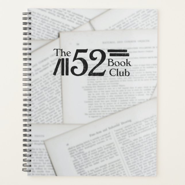 Le planificateur du Défi du Club 52 Book (Devant)