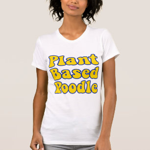 Le plante a basé le T-shirt de caniche