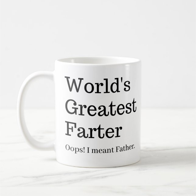 Le plus grand au monde Je veux dire le père Mug (Gauche)