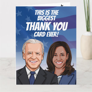 Le Plus Grand Biden Harris Carte de remerciements 