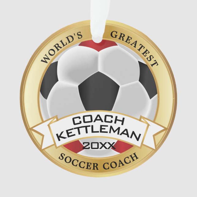 Le plus grand entraîneur de football du monde roug (devant)