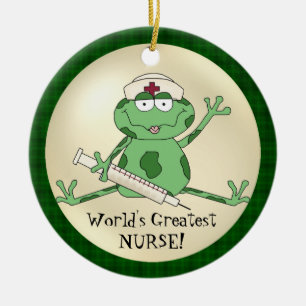 Le plus grand ornement de grenouille de