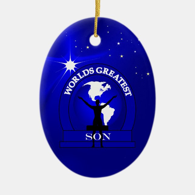 Le plus grand ornement de Noël du Fils (Devant)