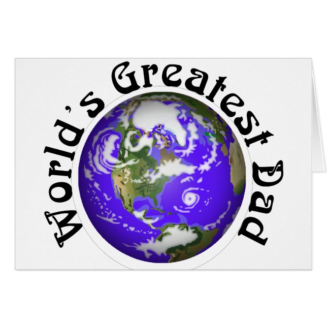 Le plus grand papa des mondes ! (Devant horizontal)