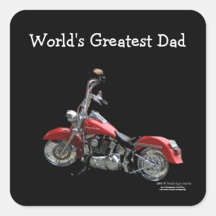 Le plus grand père du monde - Carré Sticker