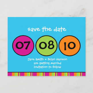 Le pois lunatique sauve la carte postale de date