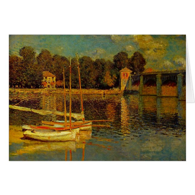 Le pont d'Argenteuil par Claude Monet (Devant horizontal)