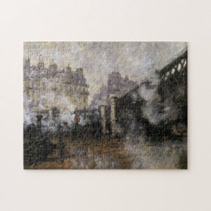 Le Pont de l'Europe, Gare Saint-Lazare Monet Fine Jigsaw Puzzle