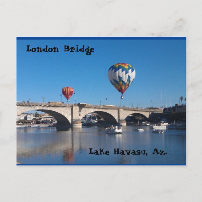 Le pont de Londres, le lac Havasu, Az. Carte posta (Devant)