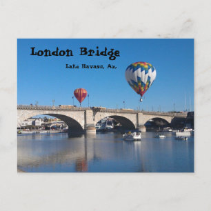 Le pont de Londres, le lac Havasu, Az. Carte posta