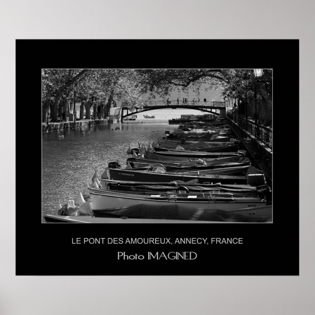 LE PONT DES AMOURS, ANNECY, FRANCE POSTER (Front)