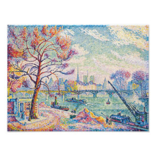 Le Pont Des Arts Paris   Paul Signac   Photo Print