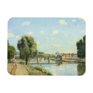Le Pont Du Chemin De Fer Camille Pissarro   Magnet