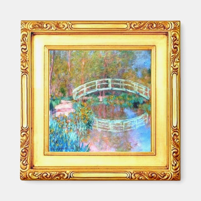 Le pont japonais par Claude Monet Magnet (Devant)