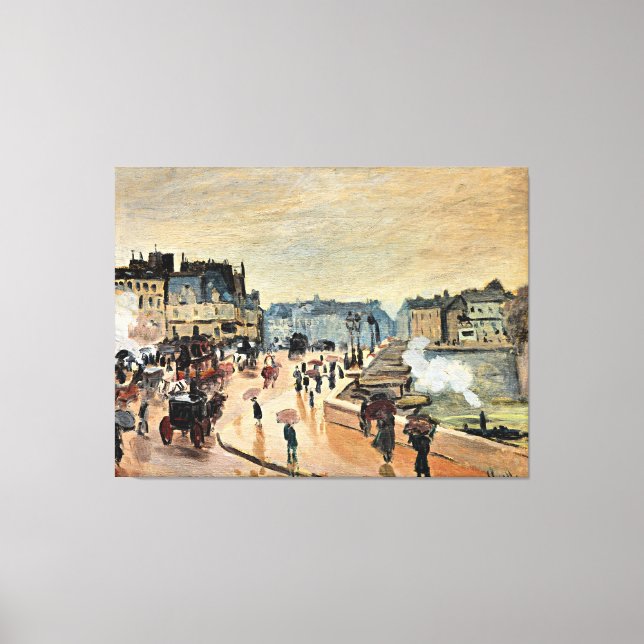 Le Pont Neuf by Claude Monet Canvas Print (Front)