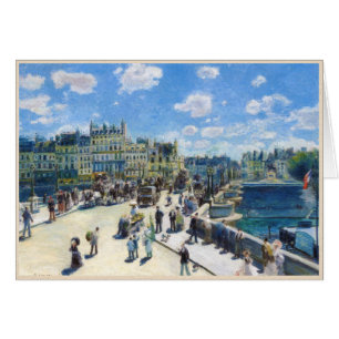 Le Pont-Neuf, Paris Pierre Auguste Renoir painting